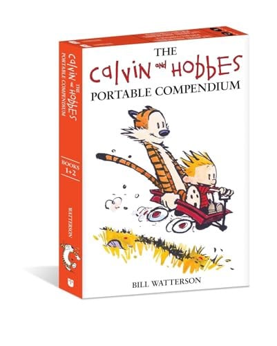 The Calvin and Hobbes Portable Compendium Set 1 by Bill Watterson Paperback Deal