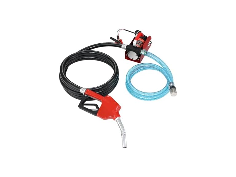 VEVOR 12V 10 GPM Diesel Fuel Transfer Pump Kit w/ Auto Shut-Off Nozzle & Hose