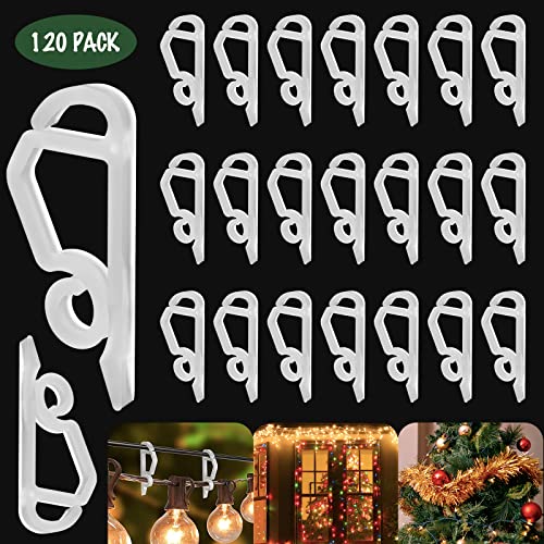 Geegoods Christmas Light Clip 120 Pcs