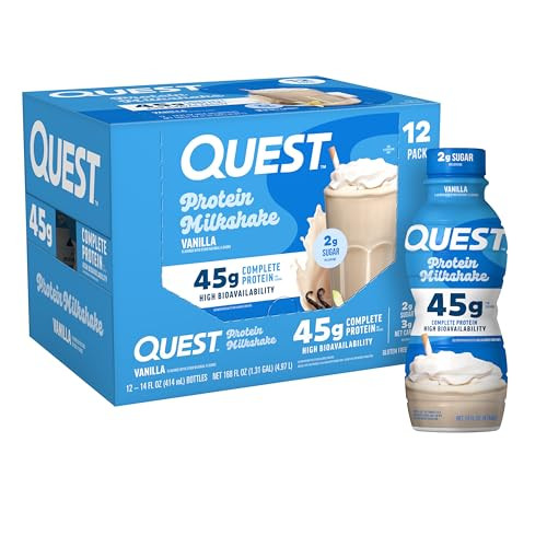 Quest Nutrition Protein Shake Vanilla 2 x 12-Pack 14-Oz