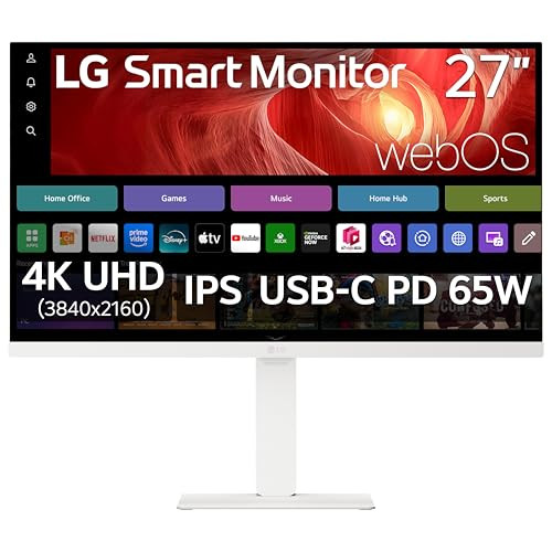 LG 27" 4K UHD IPS Computer Monitor with 65W USB-C PD