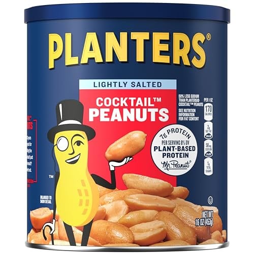 Planters Cocktail Peanuts 16-Oz (Lightly Salted) Deal