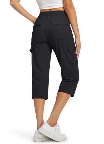 Libin Women's UPF Capri Cargo Pants Deal