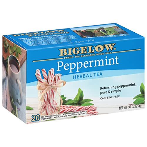 Bigelow Tea Peppermint Herbal Tea 6-Pack 20-Count