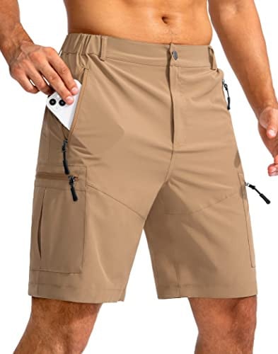 Pudolla Men’s Hiking Cargo Shorts