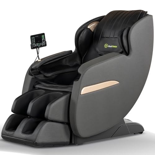 (Prime Deal) Real Relax 2026 2D SL-Track Reclining Massage Chair with Zero Gravity, LCD Screen, and 8 Modes Deal