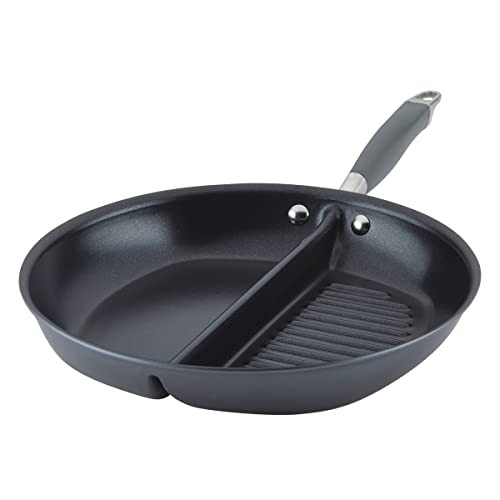 Anolon Advanced Home Hard-Anodized Nonstick Divided Skillet (12.5-Inch)