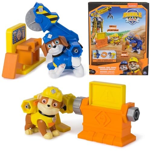 Rubble & Crew Power Tool Pups Set – Rubble & Wheeler Figures Deal