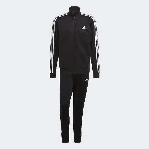 Adidas men Essentials 3-Stripes Track Suit (Legend Ink / White) Deal