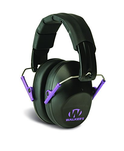 Walker's Unisex Adult's Lightweight Foldable Hearing Protection 22 dB Noise Reduction Pro Low-Profile Earmuffs