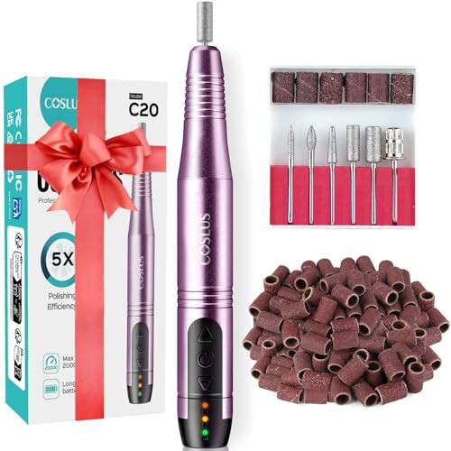 COSLUS Cordless Electric Nail Drill
