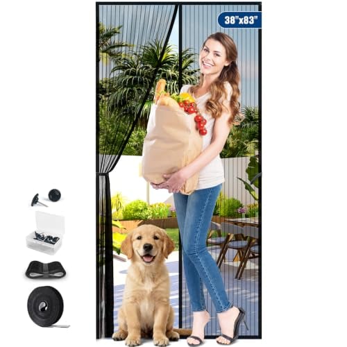 BlissTrends 38" x 83" Magnetic Mesh Screen Door