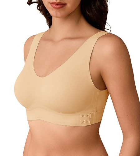 Wireless Seamless Cross Back Bra