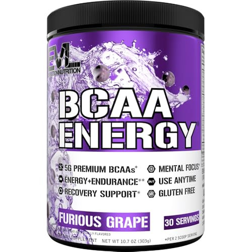 EVL BCAAs Amino Acids Powder 30 Servings