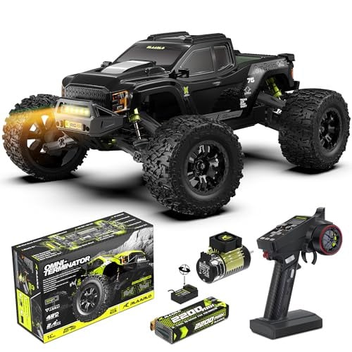 RIAARIO 1/10 Brushless RC Monster Truck 50+ MPH 4WD Deal