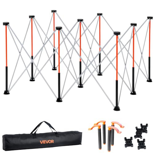 VEVOR Portable Folding Workstand 4.15 x 4.15 ft, 3500 lbs Capacity