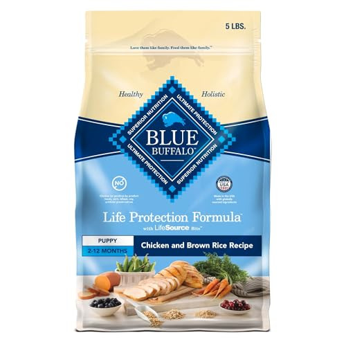 Blue Buffalo Life Protection Formula Puppy Dry Dog Food 2-Pack (Chicken/Brown Rice)