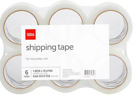 Office Depot Brand Shipping Packing Tape 6-Pack