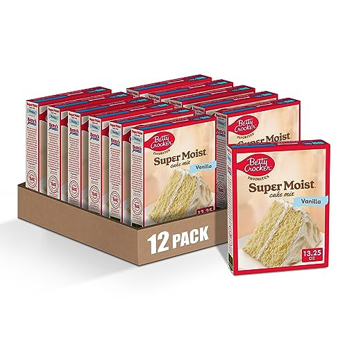Betty Crocker Favorites Super Moist Cake Mix (Vanilla) 12-Pack
