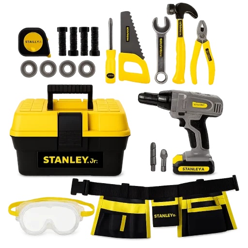 Stanley Jr. Kids Toolbox Set 21-Piece