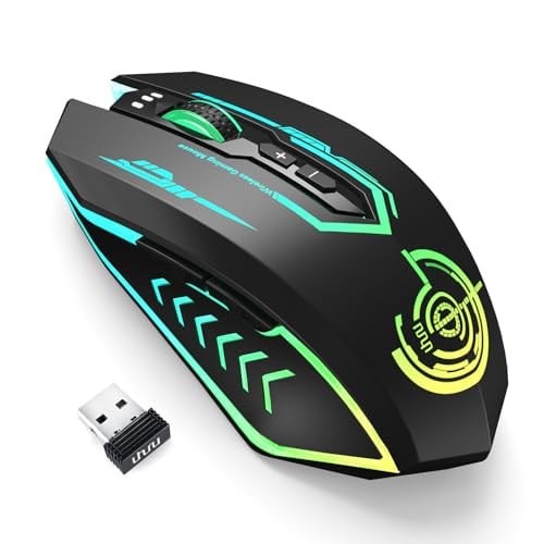UHURU Wireless Gaming Mouse, 12000 DPI, USB-C