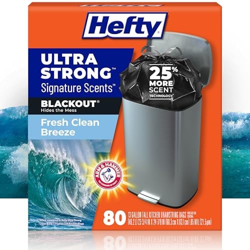 Hefty Ultra Strong Signature Scents 80-Count 13-Gallon Trash Bags