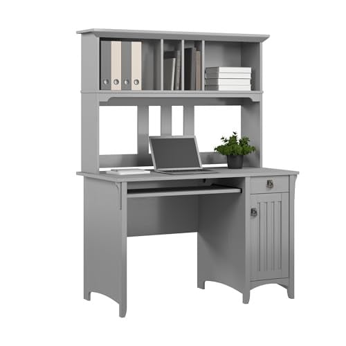 Bush Home Salinas Computer Desk with Hutch