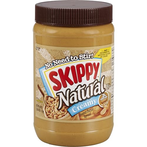 40-Oz SKIPPY Creamy Natural Peanut Butter Spread
