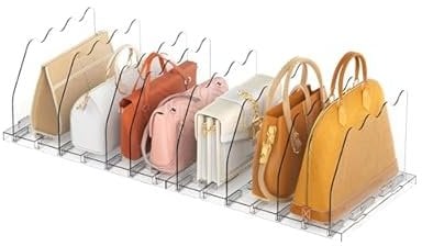 Ronlap Purse Storage Organizer for Closet with Dividers Deal