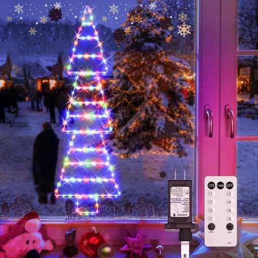 LED Christmas Ladder Lights 4.6ft