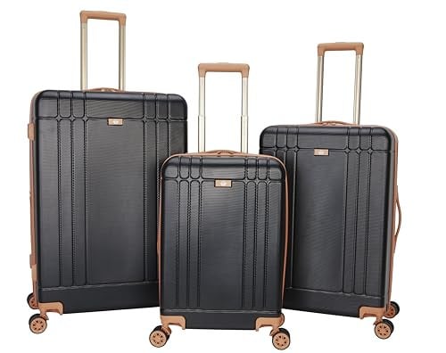 Dockers Hooper Hardside Expandable 8-Wheel Spinner Travel Checked Luggage Set 3-Piece Deal