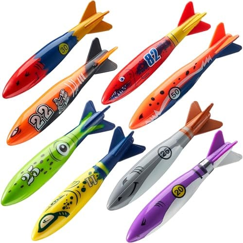 Shark Underwater Diving Toys 8-Pack