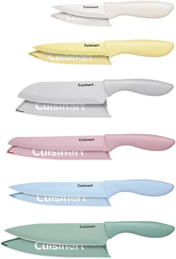Cuisinart Ceramic Coated 12-Piece Cutlery Knife Set