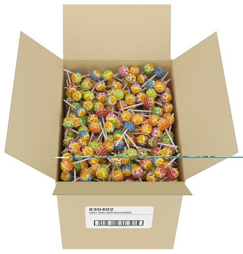 Chupa Chups Trick or Treat Lollipop Variety Assortment 1,000-Piece