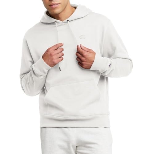 Champion Men's Pullover Fleece Hoodie, C Logo (Various Colors/Sizes XS-4XL) Deal