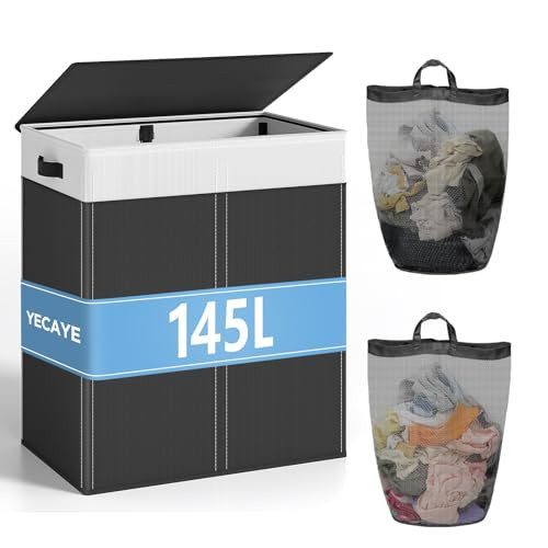 YECAYE 145L Laundry Hamper w/lid