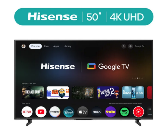 Hisense 50" Class H5 Series 4K UHD Google Smart TV