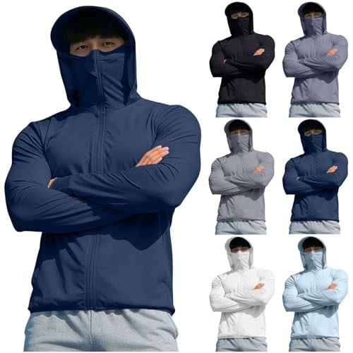  Sun Protection Hoodie Full-Zip Up UPF 50+ Jackets   Deal