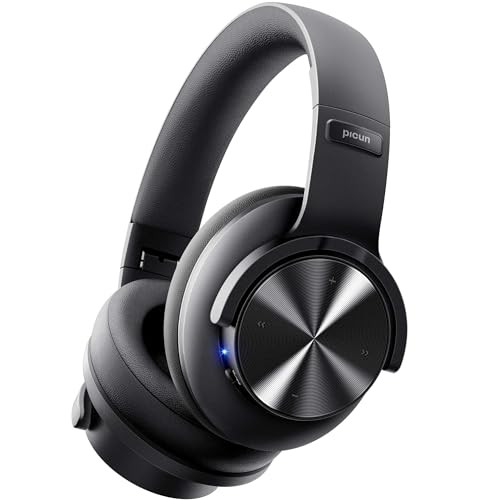 Picun B8 Over Ear Bluetooth Headphones with 3 EQ Modes (Black)