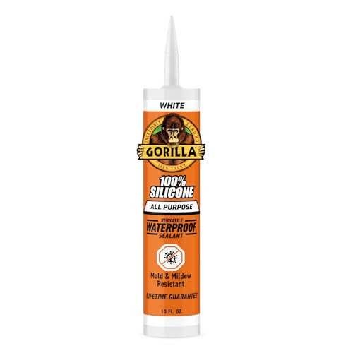 10-Oz Gorilla Waterproof Caulk & Seal Silicone Sealant