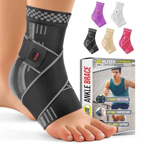 BLITZU Plantar Fasciitis Compression Socks