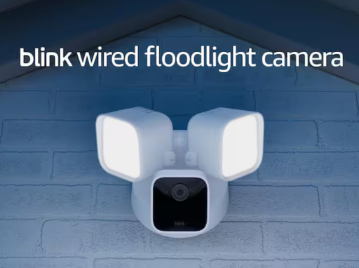 Blink Wired Floodlight Camera 2600 Lumens HD Deal