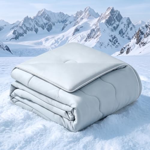 Lightweight Cooling Comforter Throw Size