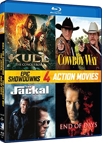 EPIC SHOWDOWNS - 4 ACTION MOVIES Blu Ray