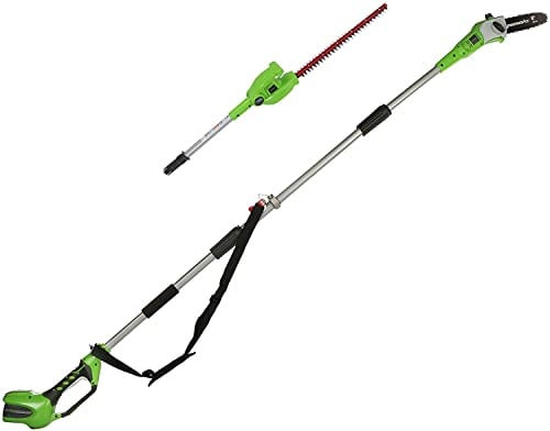 Greenworks 40V 8" Polesaw + Pole Hedge