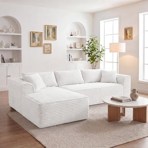 Vesgantti 106" Boneless Sectional Sofa with Chaise