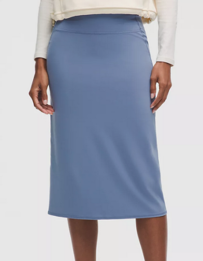 lululemon Women's Nulu Slim-Fit High-Rise Midi Skirt