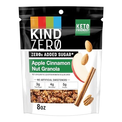 KIND Zero Added Sugar Apple Cinnamon Nut Granola 8-Ounce Deal