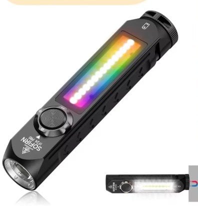 Sofirn IF24 Pro 1800 Lumen Rechargeable EDC RGB Flashlight Deal