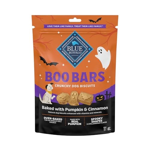 Blue Buffalo Boo Bars Pumpkin & Cinnamon Dog Biscuits 11 oz